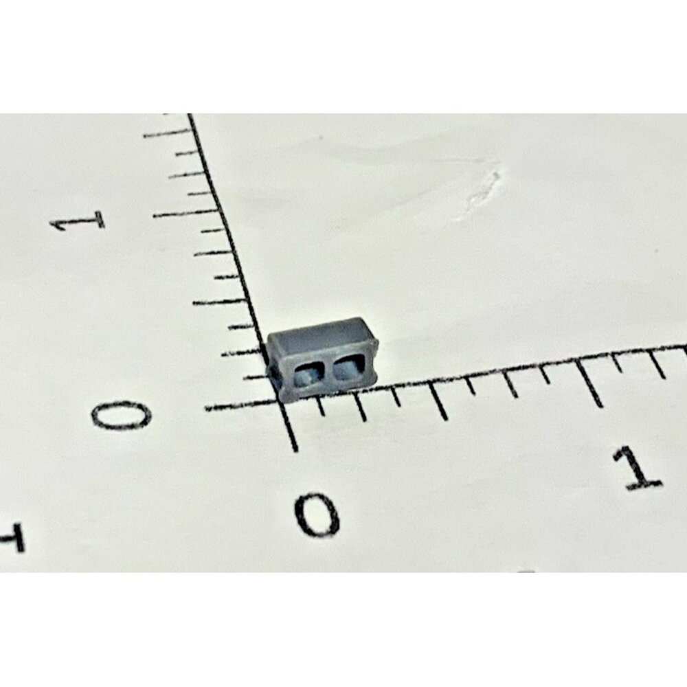 O Scale Concrete Miniature Cinder Blocks X30 - Train Gray (O Scale, set of 30) - Picture 2 of 2